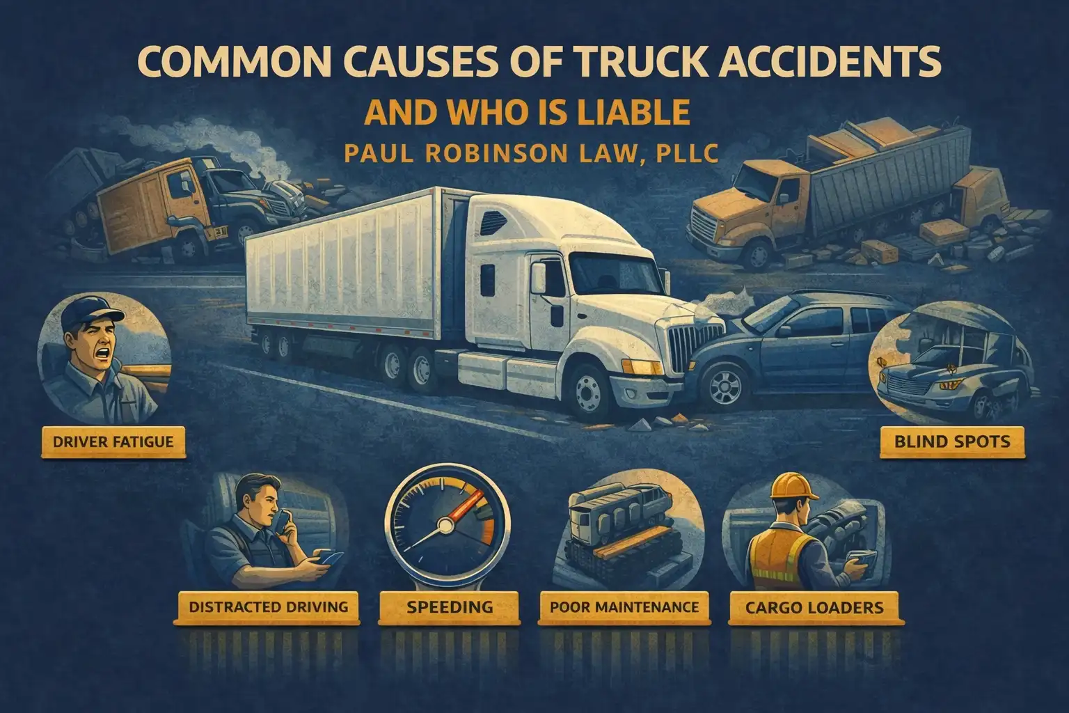 Most Common Causes of Truck Accidents and Who Is Liable